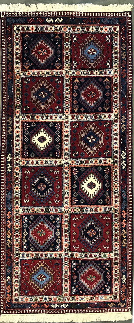 فرش یلمه شیراز طرح بندی