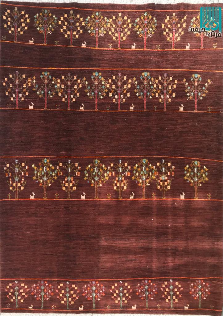 پرده ای قشقایی طرح باغستان