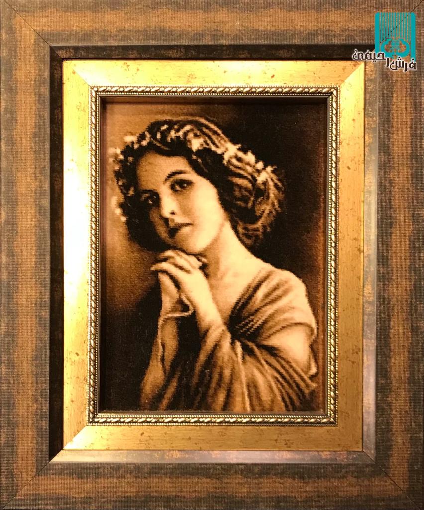 تابلو فرش تبریز طرح تمنا