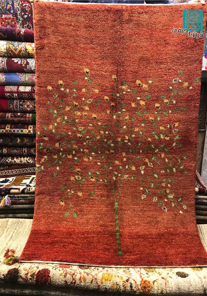 ذرع و نیم گبه ریز قشقایی طرح تک درخت