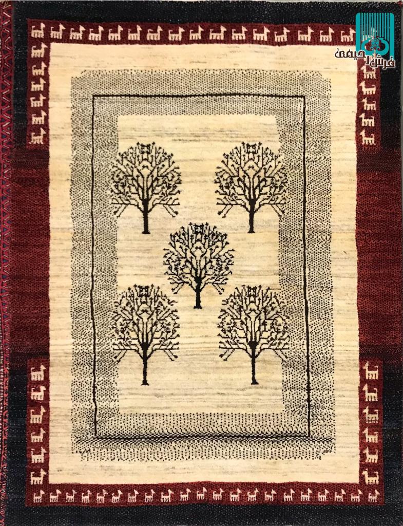 قالیچه گبه  طرح پنج درخت
