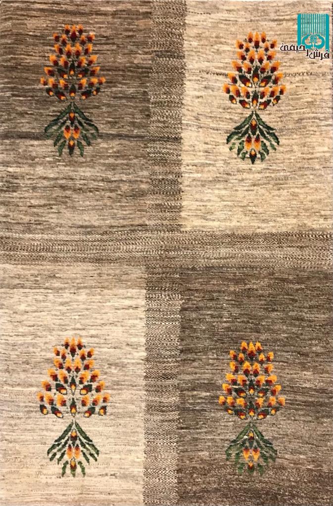 ذرع و نیم گبه ریز قشقایی طرح دسته گلی