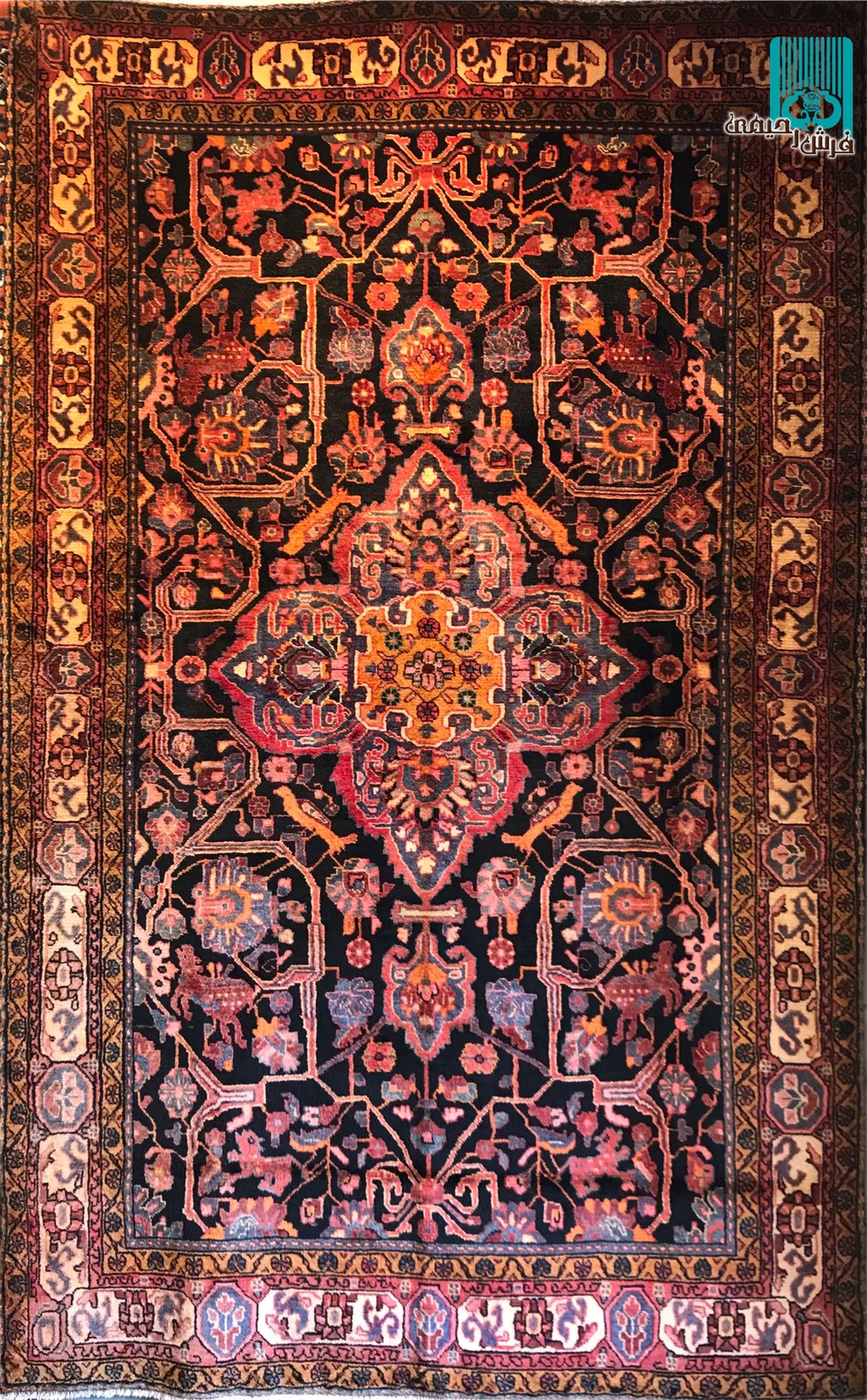 پرده ای آنتیک نهاوند طرح تاریخی