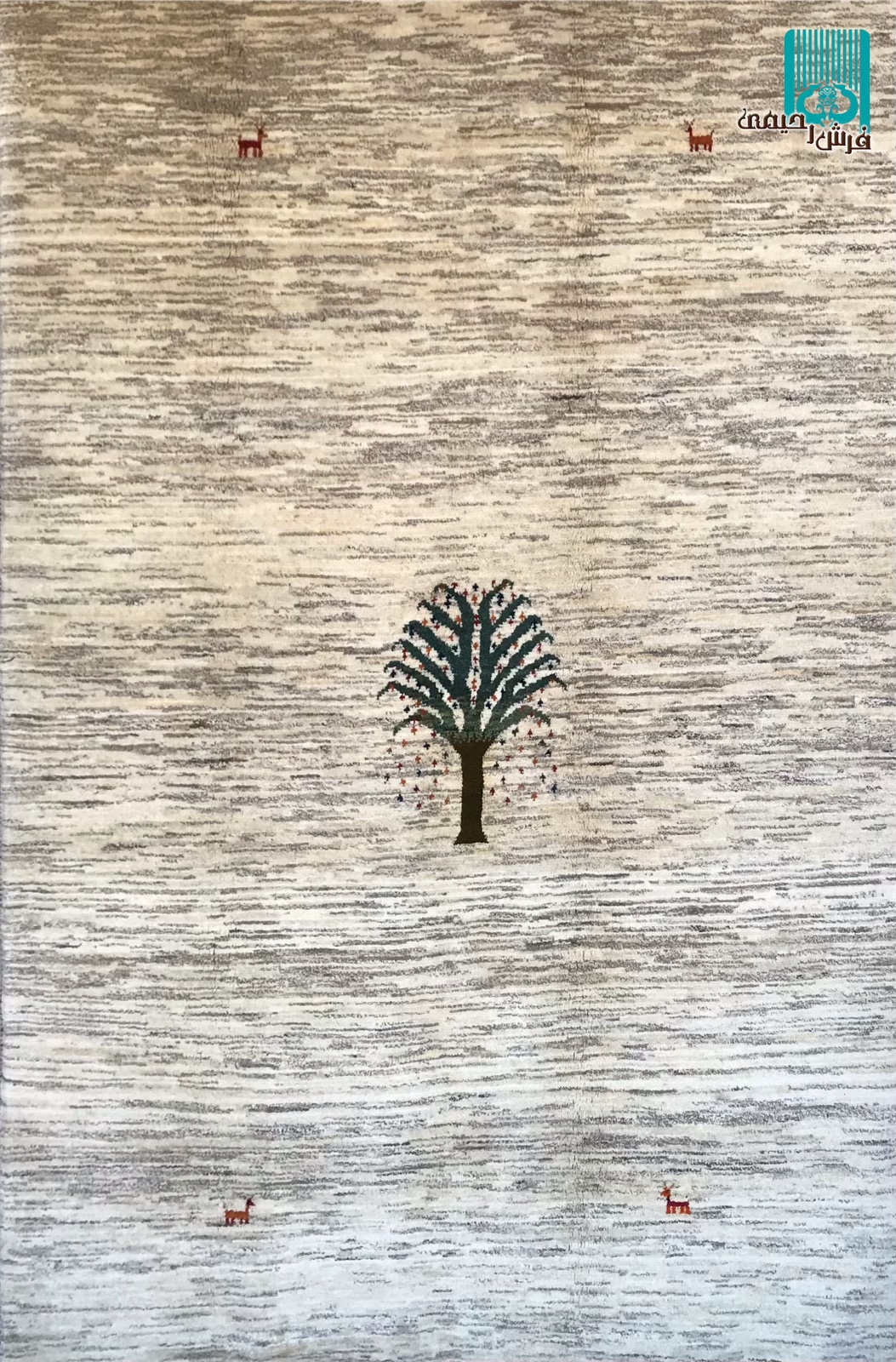 پرده ای گبه شیراز طرح تک درخت