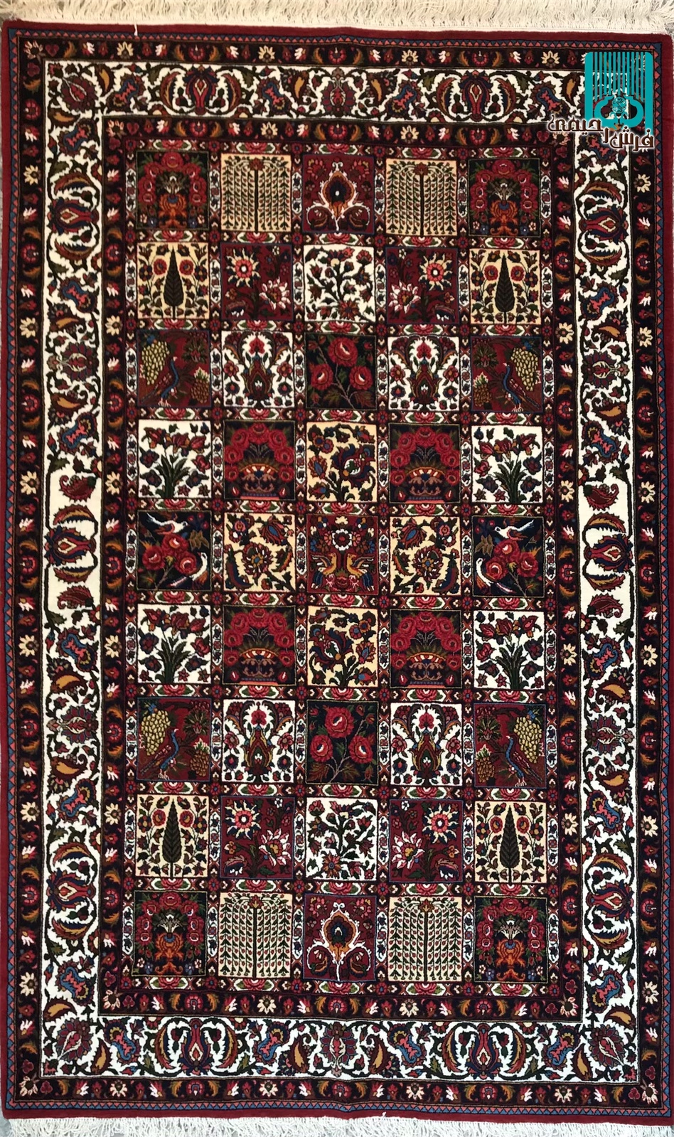 پرده ای بختیاری طرح خشت اصیل اعلاباف