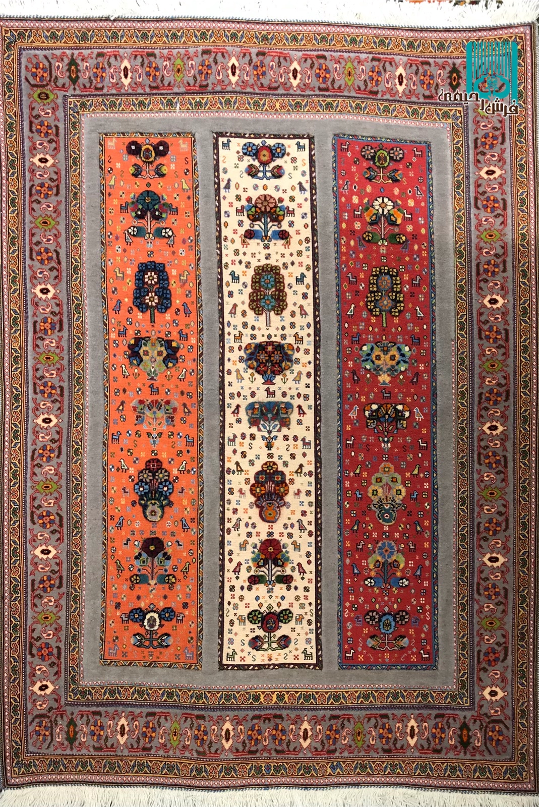 گلیم فرش سیرجان اعلاباف طرح مهبد