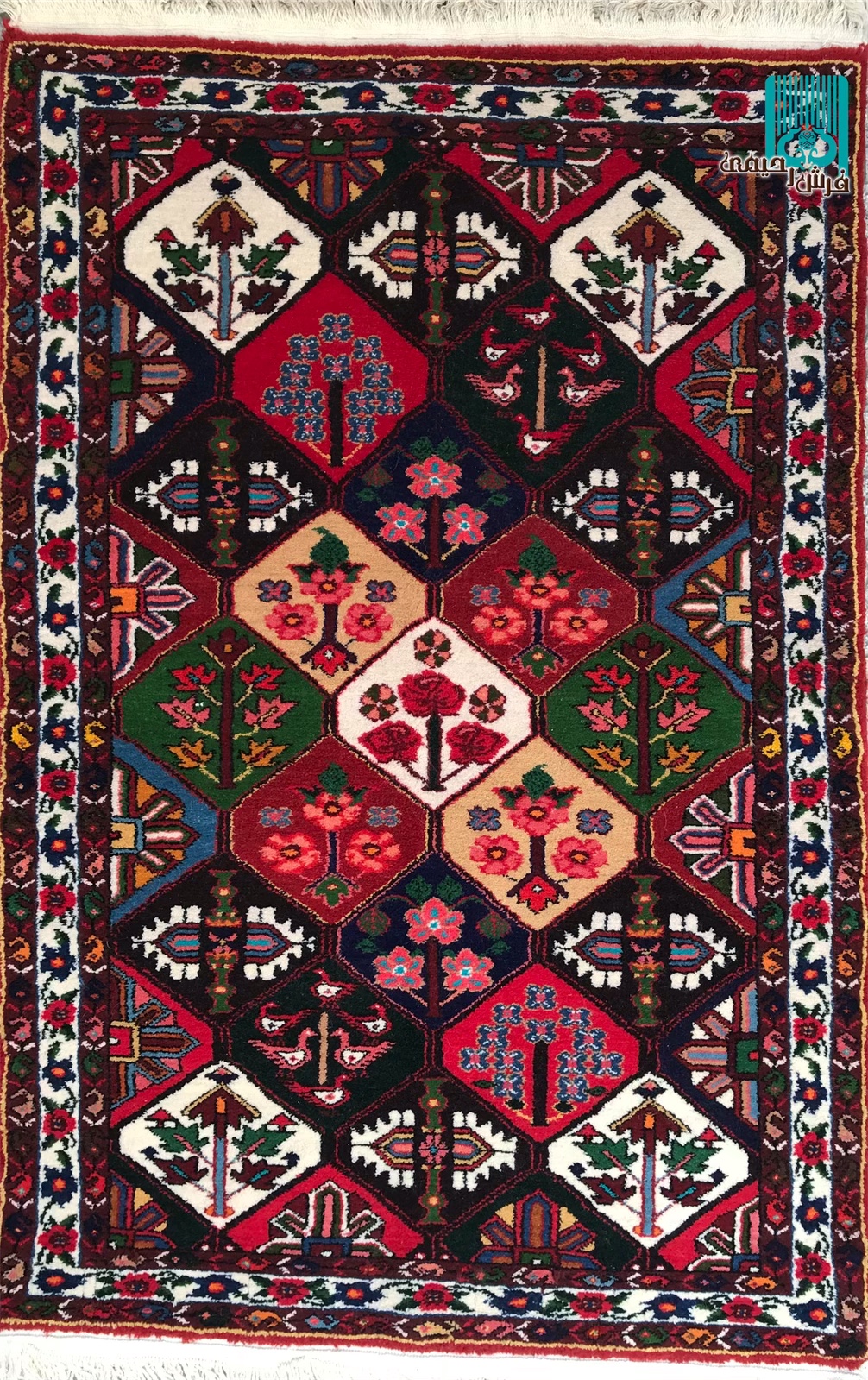 جفت ذرع و نیم بختیاری طرح قاب چالشتری