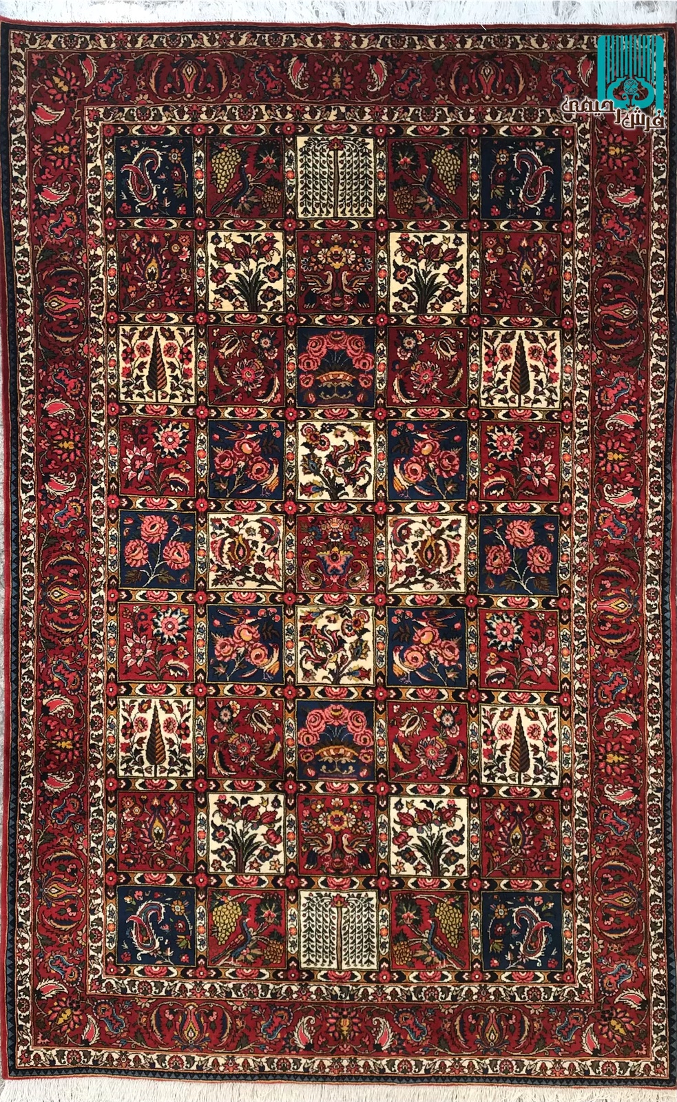 پرده ای بختیاری طرح خشت اصیل