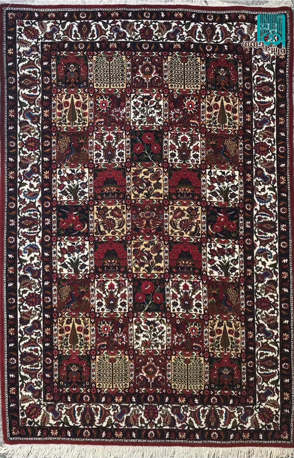 پرده ای بختیاری نقشه خشت اصیل