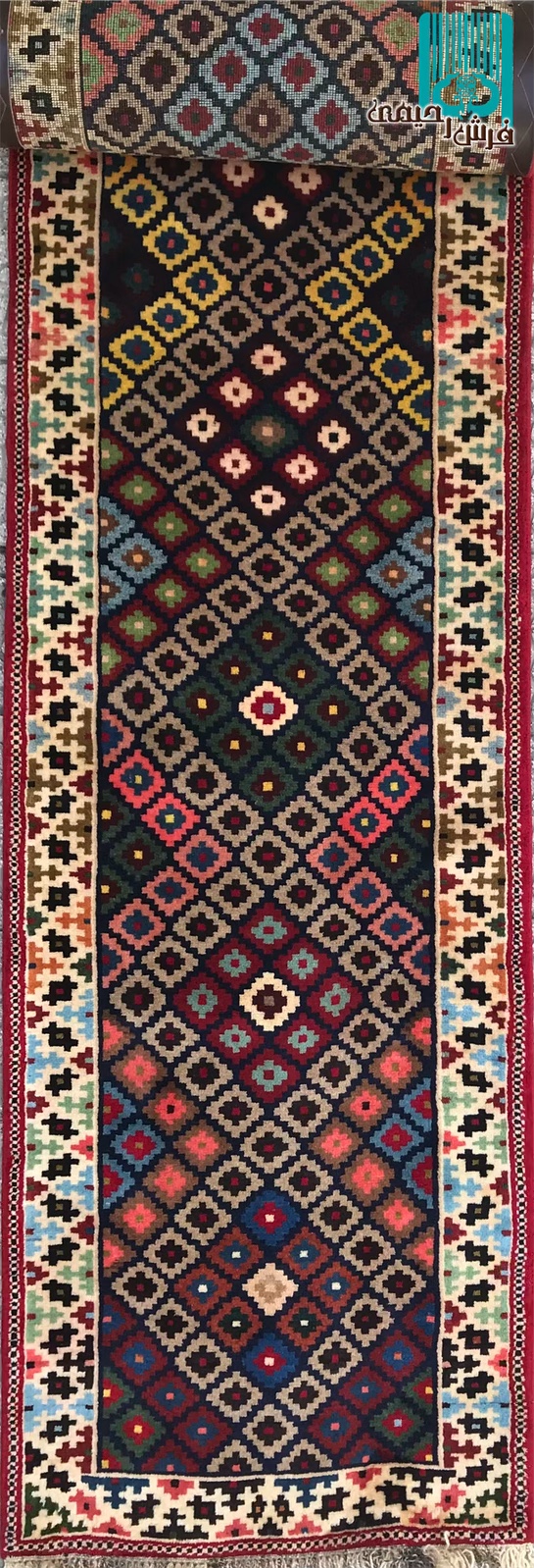 کناره قشقایی طرح گلیم